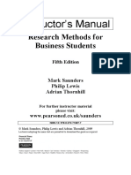 Research Methods For Business Students (Saunders)