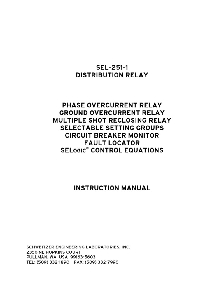 Sel 2511 PDF Computer Science Equipment