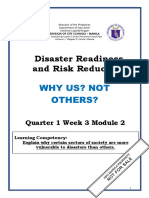 Disaster Readiness and Risk Reduction: Why Us? Not Others?