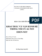 KHAI THÁC VÀ VẬN HÀNH HỆ THỐNG TỐI ƯU 4G - NSN EDEN-NET 