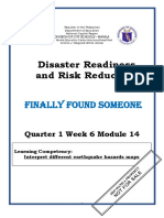 Disaster Readiness and Risk Reduction: Finally Found Someone