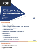 Selenium WebDriver 3x (Java)