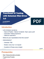Selenium WebDriver 3x (Java)