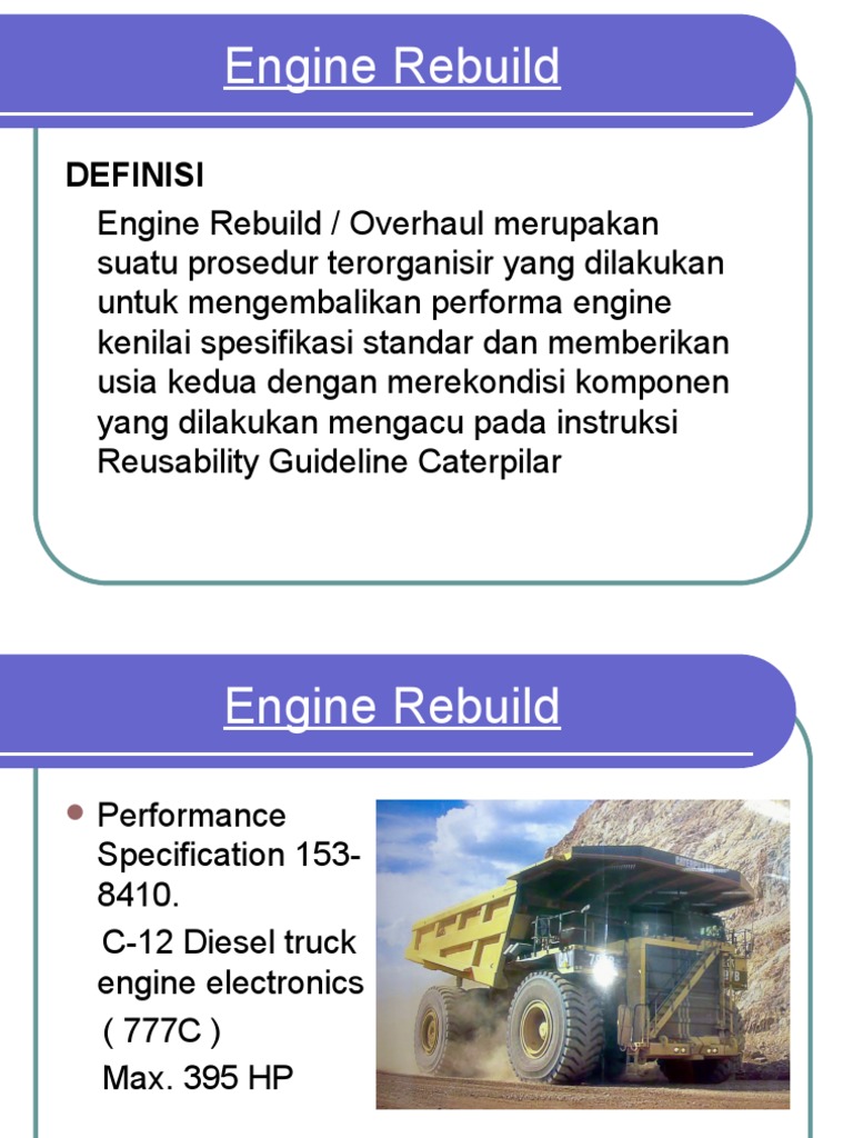 Engine Rebuild | PDF | Piston | Engines