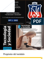4° Medio PCFG - PPT 1 2022 - Introducción Al Módulo Tecnología y Sociedad