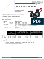 Valvola Farfalla Leva PVC e PVDF