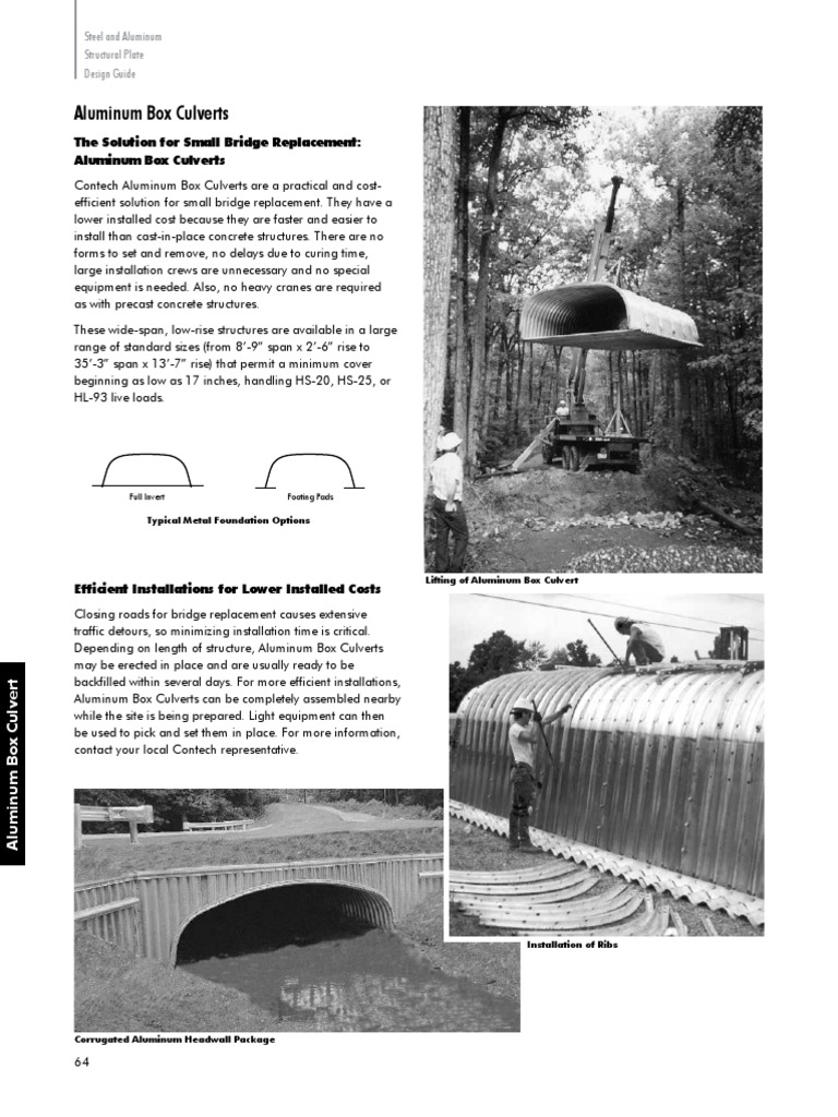 Alum Box Culvert Design Guide PDF Concrete Road Surface