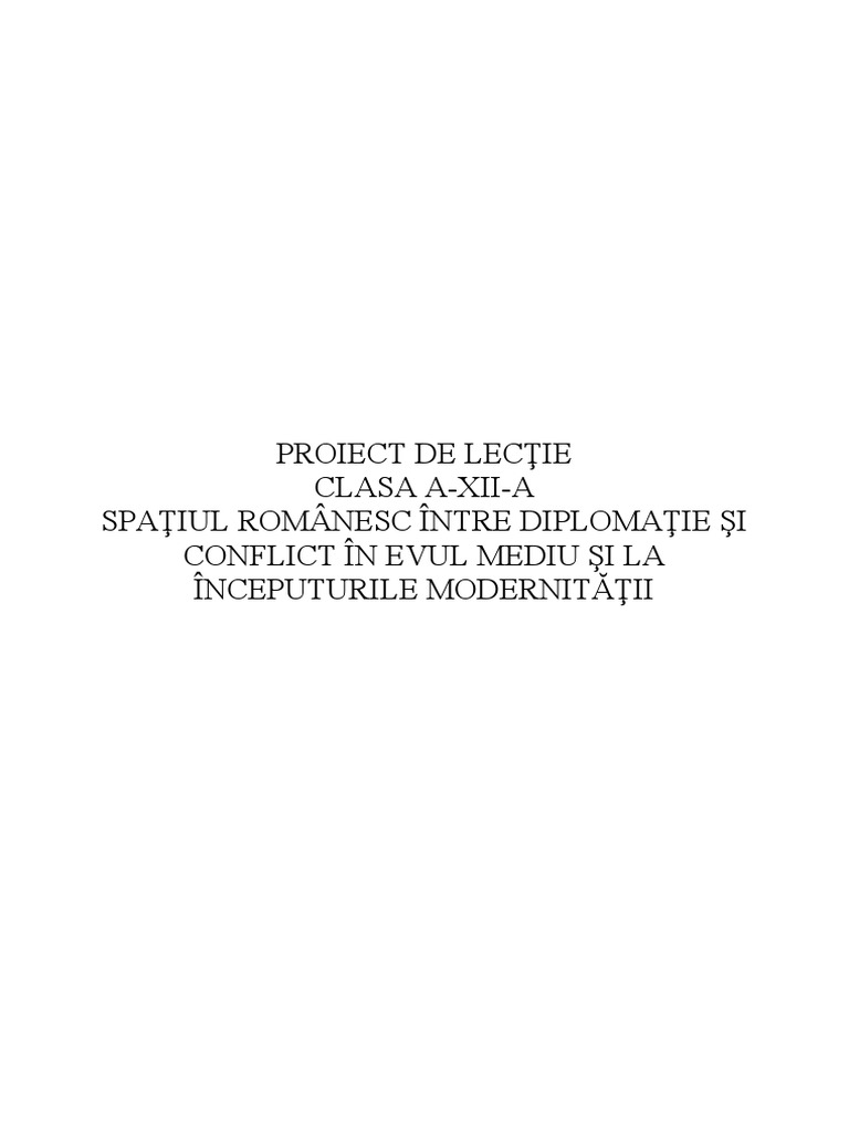 Spaţiul Românesc | PDF
