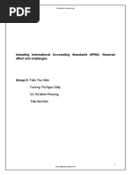 Adopting International Accounting Standards (IFRS) : Financial Effect and Challenges