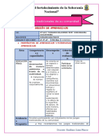 Sesión de Aprendizaj2