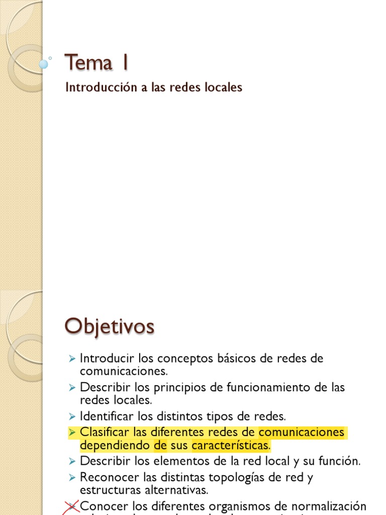 Introducción a Redes Locales y Comunicación | PDF | Red de computadoras ...
