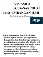 Kuliah Ke 15 Pancasila SBG Dasar Nilai Pengembangan Ilmu