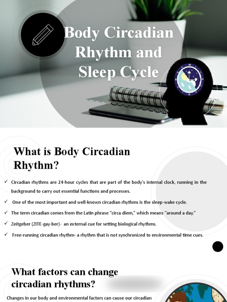 Body Circadian Rhythm and Sleep Cycle Download Free PDF Circadian