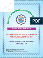 12th DG Khan Gazette 2021