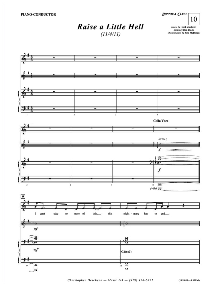 Raise A Little Hell PDF Performing Arts