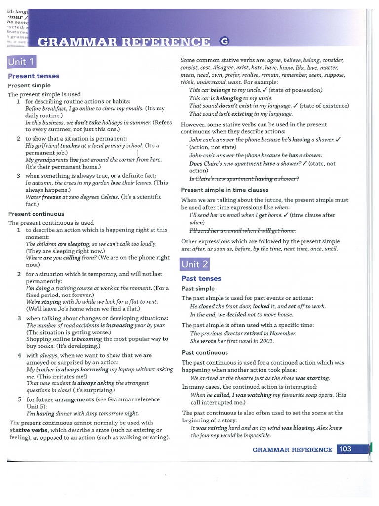 Grammar Reference | PDF