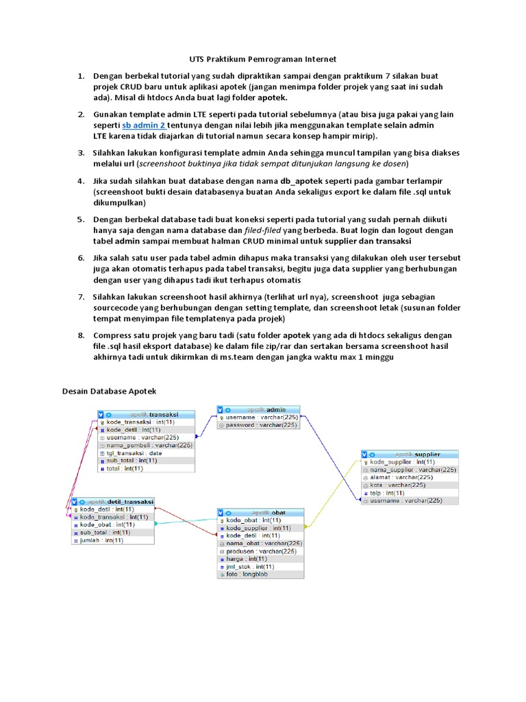 UTS Praktikum Pemrograman Internet 2022 | PDF | Seni | Komputer