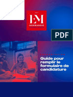 Guide Utilisation Formulaire Candidature EM Normandie Business School