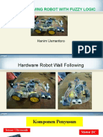 Prototype Wall Rollowing Robot