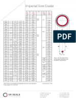 Imperial Bonded Seals Size Chart