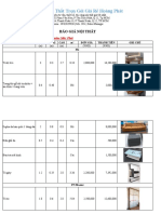 Báo Giá Nội Thất