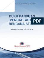 Buku Panduan: Pendaftaran Rencana Studi