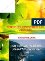 Chapter Two: Effective Organizational Communication