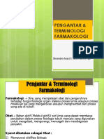 PENGANTAR FARMAKOLOGI