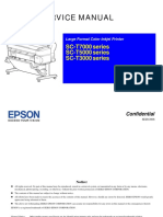 Service Manual: SC-T7000 Series SC-T5000 Series SC-T3000 Series