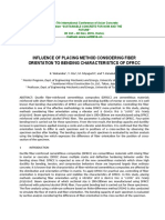 Sustainable Concrete Conference Paper on Influence of Placing Method on Bending Characteristics of DFRCC