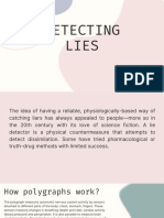 Detecting Lies