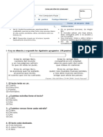 Evaluación Lenguaje 4