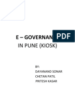 E-Governance Kiosk Usage and Awareness Survey in Pune
