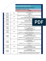 Centro Universitário São José: Trabalho de Conclusão de Curso I - Projeto de Pesquisa Cronograma de Atividades - 2022.2