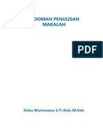 Pedoman Penulisan Makalah