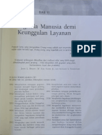 Bab 11 Mengeoloa Manusia Demi Keunggulan Layanan