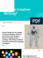 Imaginative Writing and Other Forms of Writing