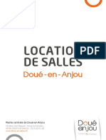 Livret Location de Salles 2020 Doué-en-Anjou