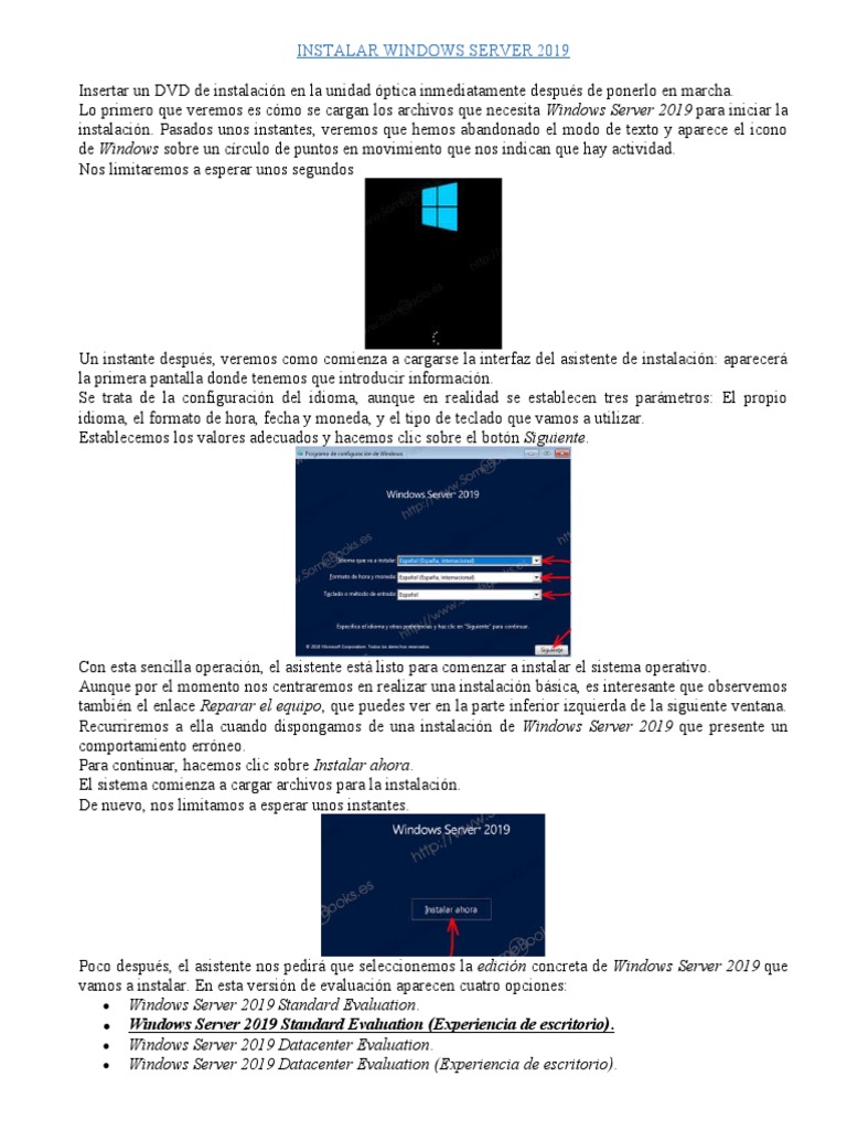 Windows Server 2019 | PDF | sistema de nombres de dominio | Dirección IP