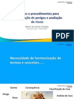 CRITÉRIOS E PROCEDIMENTOS PARA IDENTIFICAÇÃO DE PERIGOS E AVALIAÇÃO DE RISCOS