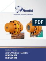 Acoplamento flexível Henflex HDF - Dimensionamento e especificações técnicas