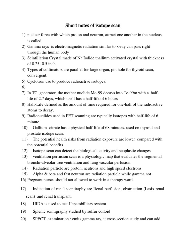 An Overview of Nuclear Medicine Imaging Techniques and Protocols PDF Radioactive Decay