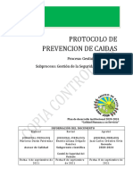 Protocolo de Prevención de Caídas