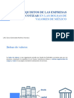 Requisitos de Las Empresas para Cotizar en Las Bolsas de Valores Mexicanas