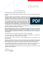 Carta Aberta Eleições 2022