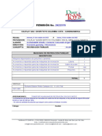 Acta de Entrega Maquina de Garra Villavicencio