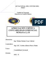 Analisis Critico Contabilidad Gerencial