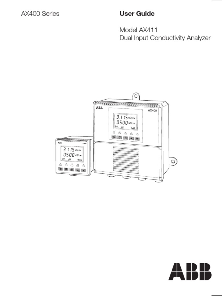 Ax 411 | PDF | Sensor | Purified Water
