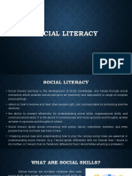 SOCIAL LITERACY SKILLS