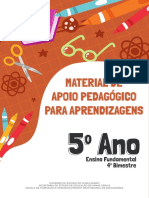 Material de Apoio Pedagógico para Aprendizagens 5º Ano